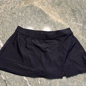 Bathing suit skirt bottoms women’s swimsuit black large aqua green